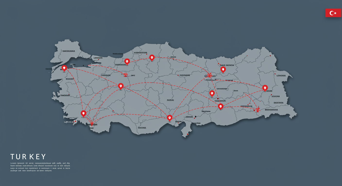 Aras Kargo Türkiye operasyon haritası ve şube ağı