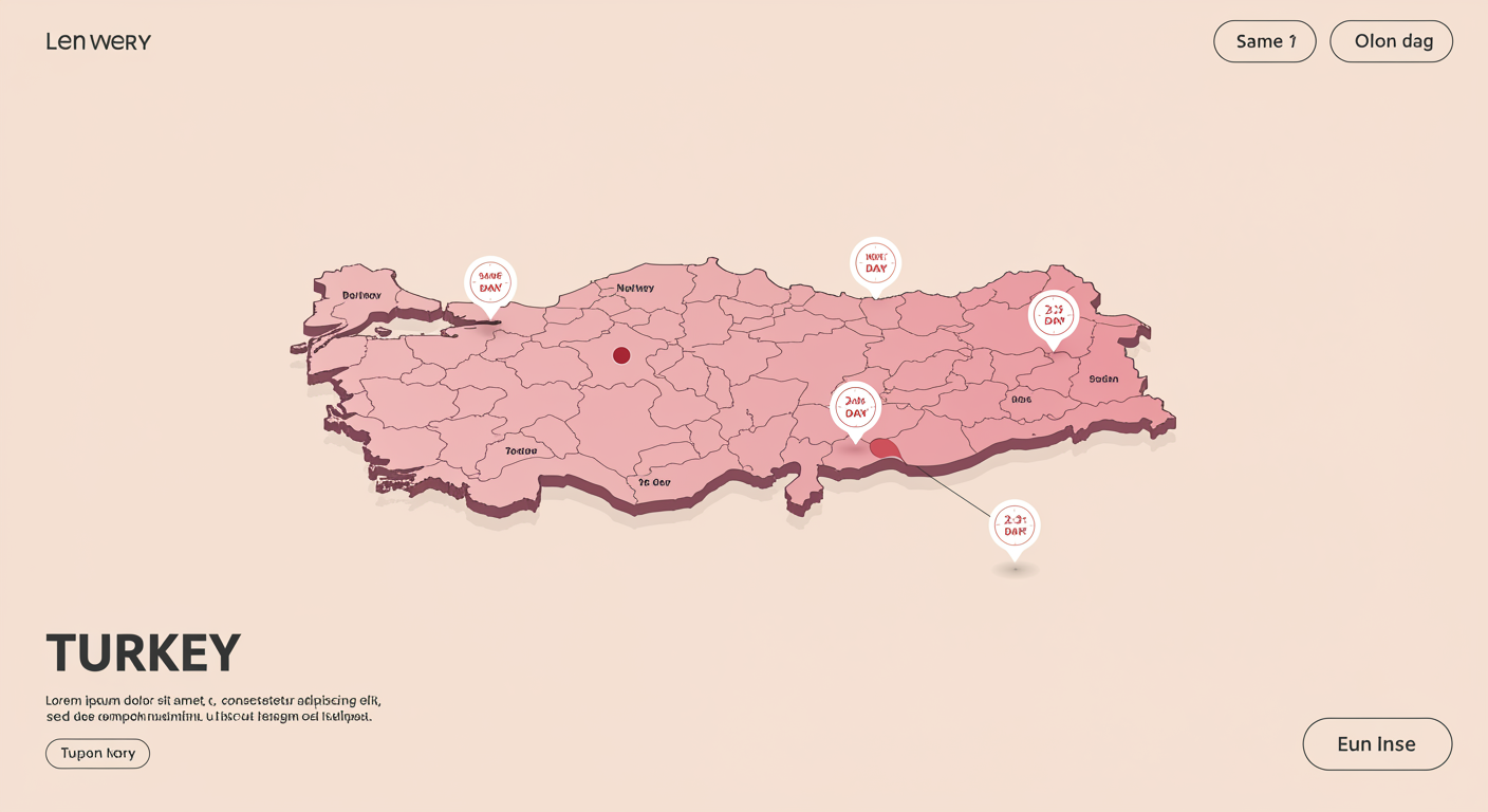 HepsiJet aynı gün ertesi gün teslim bölge haritası